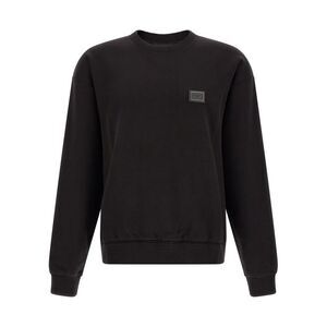 Dolce & Gabbana Black Cotton Men's Sweatshirt
